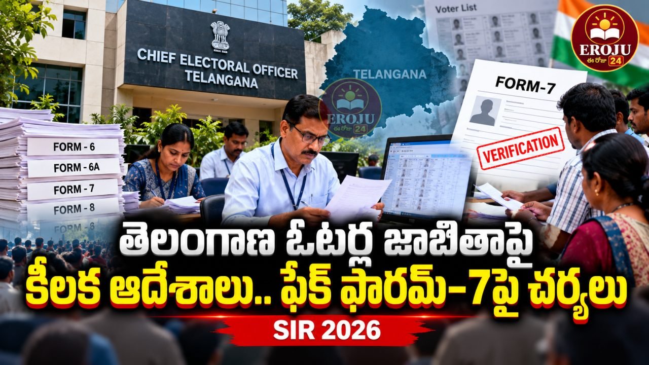తెలంగాణ ఓటర్ల జాబితాపై కీలక ఆదేశాలు.. ఫేక్ ఫారమ్‌-7పై చర్యలు